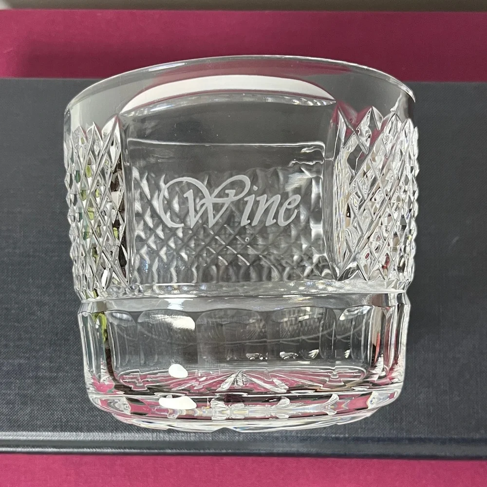 Tipperary Crystal Discontinued Cut Crystal‎ Irish Wine Bottle Holder Ireland